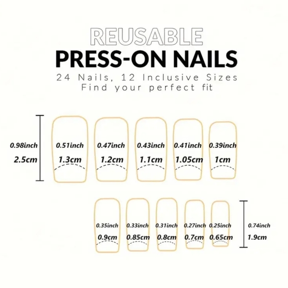 65) NWT Press-On Nails - Picture 4 of 4